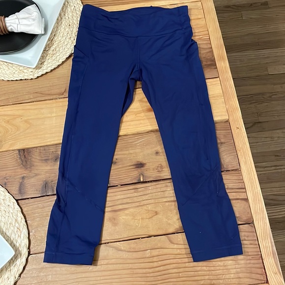 lululemon athletica Pants & Jumpsuits Lululemon Leggings Navy Blue